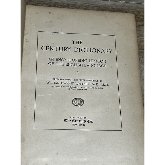 The Century Dictionary And Cyclopedia 1897 RARE Complete Set Vol 1-8 - Picture 7 of 16